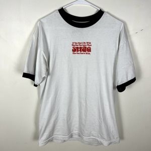 vintage 1999 Austin Powers "Shag the one you're with" ringer t shirt size large